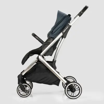 Kraft Kenya S Armor Plus Çift Yönlü Tek Elle Katlanabilir Kompakt Travel Sistem Bebek Arabası Blue - 11