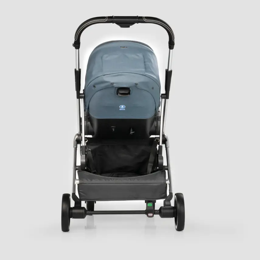 Kraft Kenya S Armor Plus Çift Yönlü Tek Elle Katlanabilir Kompakt Travel Sistem Bebek Arabası Blue - 25