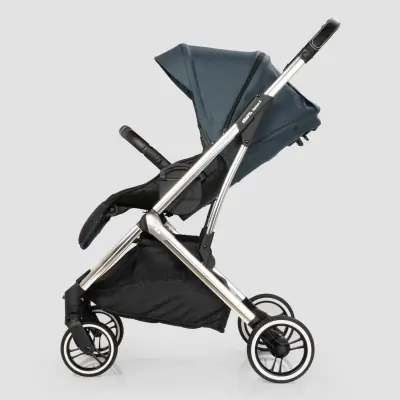 Kraft Kenya S Armor Plus Çift Yönlü Tek Elle Katlanabilir Kompakt Travel Sistem Bebek Arabası Blue - 17