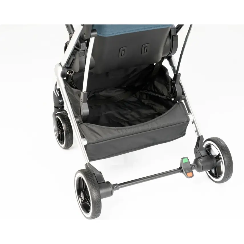 Kraft Kenya S Armor Plus Çift Yönlü Tek Elle Katlanabilir Kompakt Travel Sistem Bebek Arabası Blue - 34