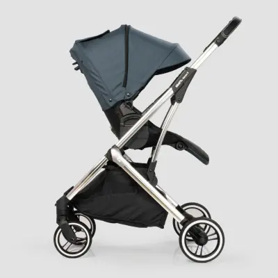 Kraft Kenya S Armor Plus Çift Yönlü Tek Elle Katlanabilir Kompakt Travel Sistem Bebek Arabası Blue - 2