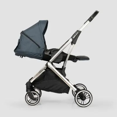 Kraft Kenya S Armor Plus Çift Yönlü Tek Elle Katlanabilir Kompakt Travel Sistem Bebek Arabası Blue - 21