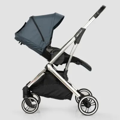 Kraft Kenya S Armor Plus Çift Yönlü Tek Elle Katlanabilir Kompakt Travel Sistem Bebek Arabası Blue - 37