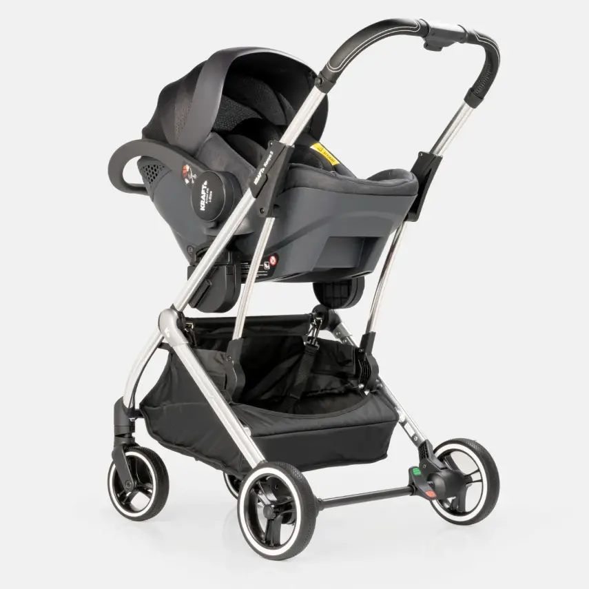 Kraft Kenya S Armor Plus Çift Yönlü Tek Elle Katlanabilir Kompakt Travel Sistem Bebek Arabası Blue - 16