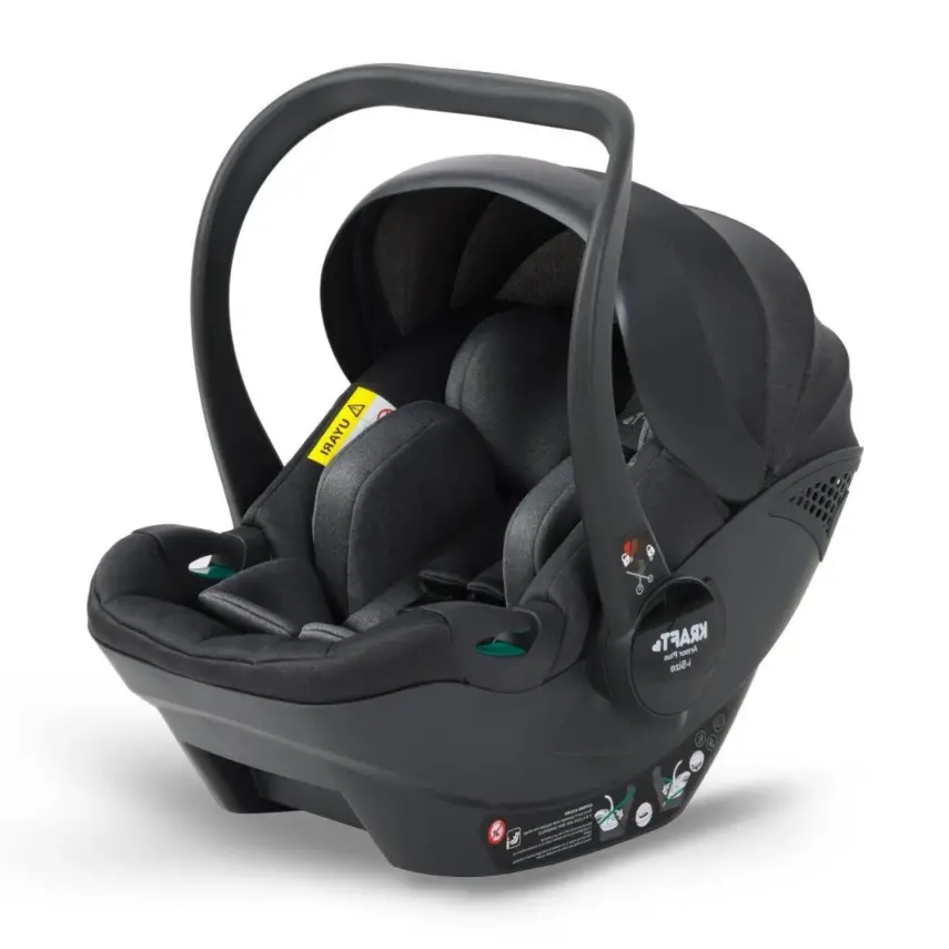 Kraft Kenya S Armor Plus Çift Yönlü Tek Elle Katlanabilir Kompakt Travel Sistem Bebek Arabası Grey - 2