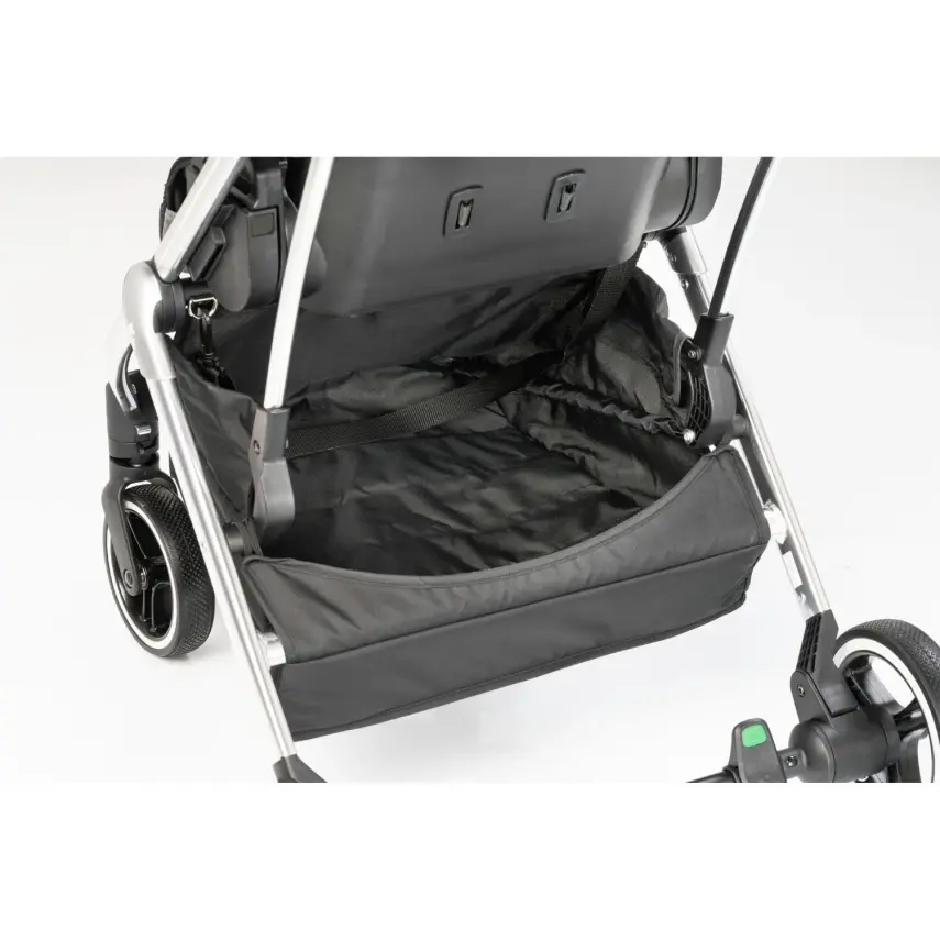 Kraft Kenya S Armor Plus Çift Yönlü Tek Elle Katlanabilir Kompakt Travel Sistem Bebek Arabası Grey - 11