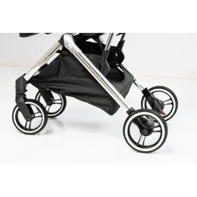 Kraft Kenya S Armor Plus Çift Yönlü Tek Elle Katlanabilir Kompakt Travel Sistem Bebek Arabası Grey - 19