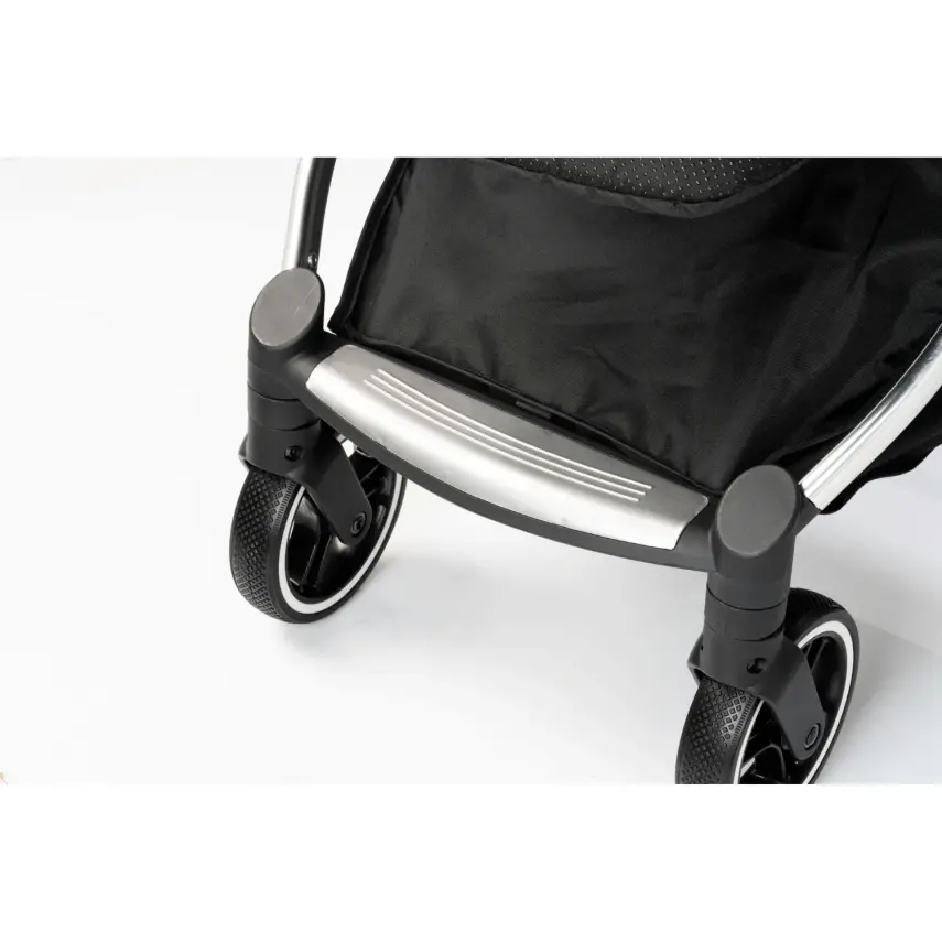 Kraft Kenya S Armor Plus Çift Yönlü Tek Elle Katlanabilir Kompakt Travel Sistem Bebek Arabası Grey - 23