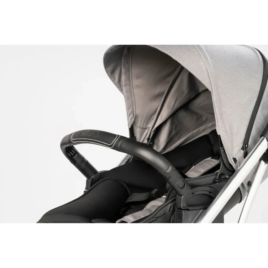 Kraft Kenya S Armor Plus Çift Yönlü Tek Elle Katlanabilir Kompakt Travel Sistem Bebek Arabası Grey - 29