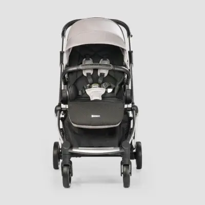 Kraft Kenya S Armor Plus Çift Yönlü Tek Elle Katlanabilir Kompakt Travel Sistem Bebek Arabası Grey - 30