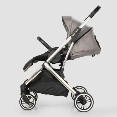 Kraft Kenya S Armor Plus Çift Yönlü Tek Elle Katlanabilir Kompakt Travel Sistem Bebek Arabası Grey - 12