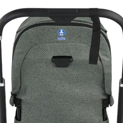 Kraft Kobe Çift Yönlü Doğumdan İtibaren 22 kg Taşıma 360° PU Tekerlek ile Mükemmel Manevra Sağlayan Bebek Arabası Black Green - 6