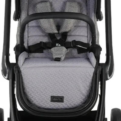 Kraft Kobe Çift Yönlü Doğumdan İtibaren 22 kg Taşıma 360° PU Tekerlek ile Mükemmel Manevra Sağlayan Bebek Arabası - 5
