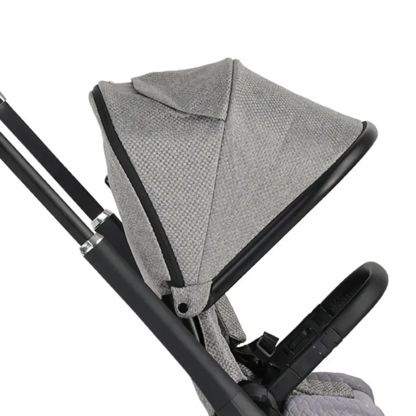 Kraft Kobe Çift Yönlü Doğumdan İtibaren 22 kg Taşıma 360° PU Tekerlek ile Mükemmel Manevra Sağlayan Bebek Arabası - 7