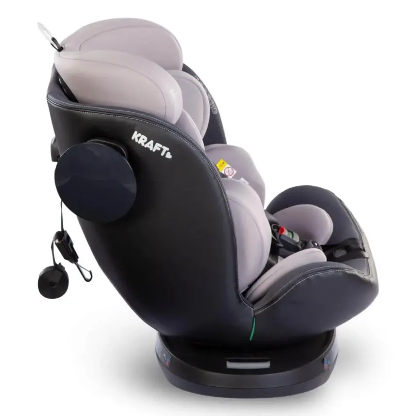 Kraft Lucca 360° Dönebilen Isofix Bağlantılı I-Size Oto Koltuğu 0-36 Kg Black - 32