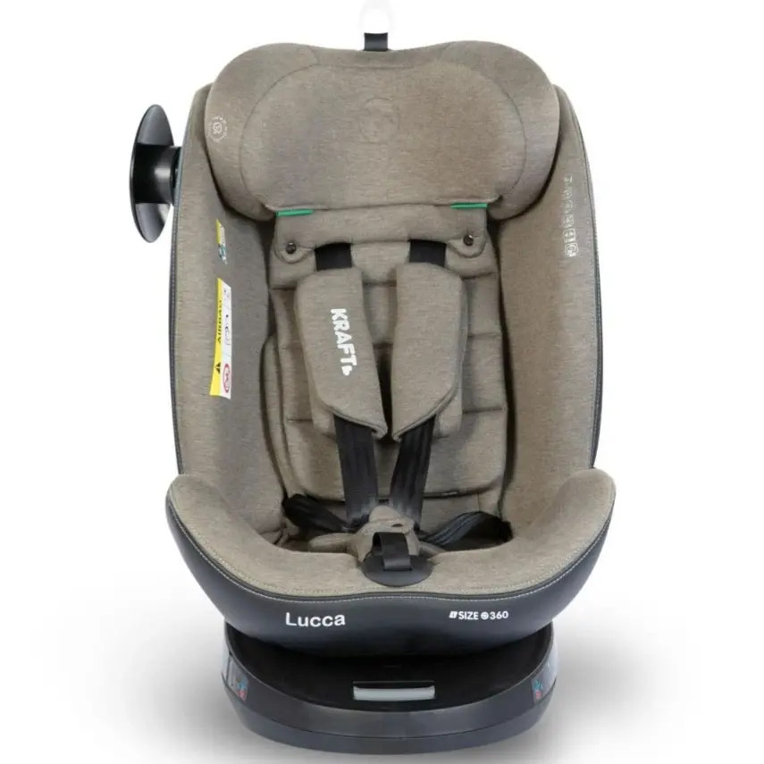 Kraft Lucca 360° Dönebilen Isofix Bağlantılı I-Size Oto Koltuğu 0-36 Kg Green - 6