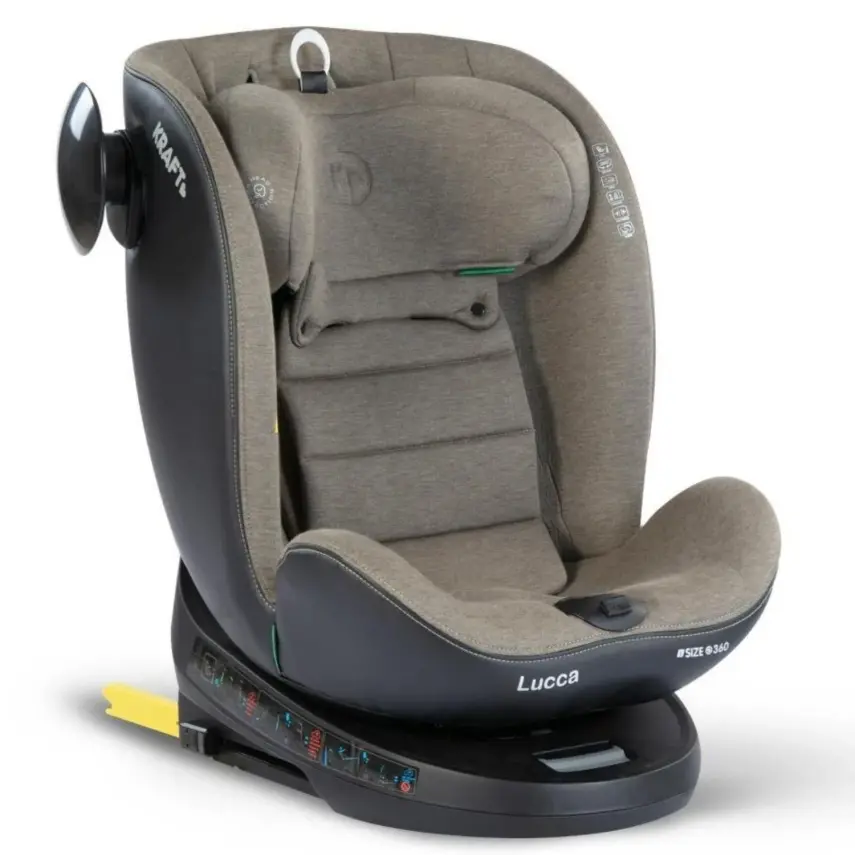 Kraft Lucca 360° Dönebilen Isofix Bağlantılı I-Size Oto Koltuğu 0-36 Kg Green - 10