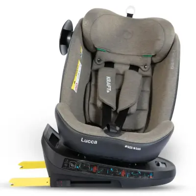 Kraft Lucca 360° Dönebilen Isofix Bağlantılı I-Size Oto Koltuğu 0-36 Kg Green - 4