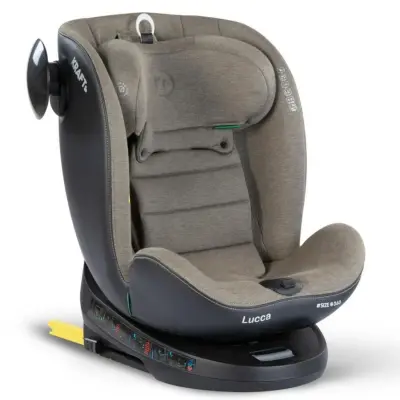 Kraft Lucca 360° Dönebilen Isofix Bağlantılı I-Size Oto Koltuğu 0-36 Kg Grey - 12