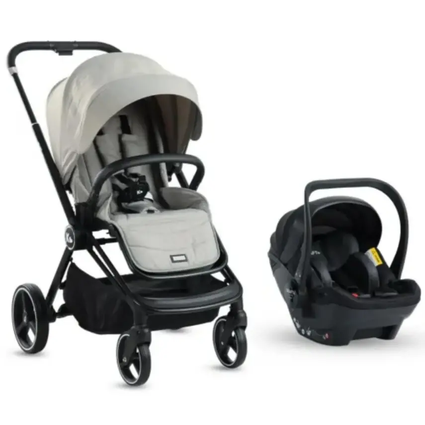 Kraft Mika (Mila) Çift Yönlü Travel Sistem Bebek Arabası Grey - 4