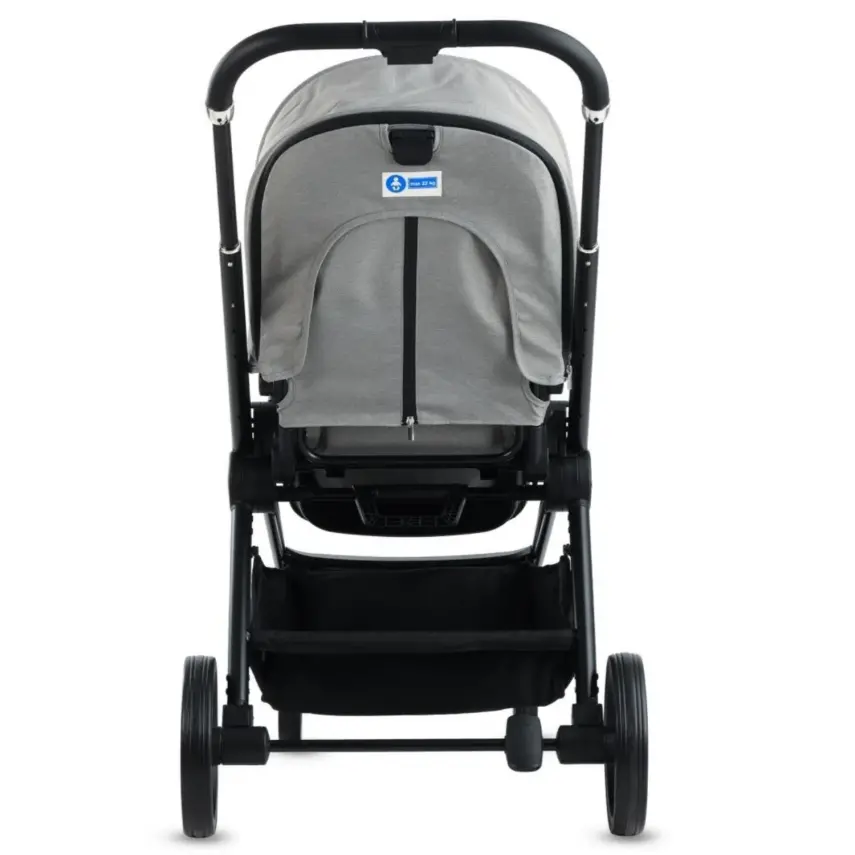 Kraft Mika (Mila) Çift Yönlü Travel Sistem Bebek Arabası Grey - 6