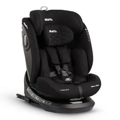 Kraft Move I-Size 360°Dönebilen İsofixli Oto Koltuğu 0-36 Kg Black