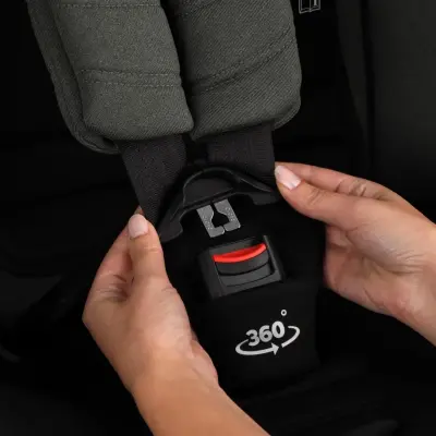 Kraft Move I-Size 360°Dönebilen İsofixli Oto Koltuğu 0-36 Kg Black - 5