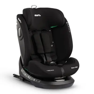 Kraft Move I-Size 360°Dönebilen İsofixli Oto Koltuğu 0-36 Kg Black - 2