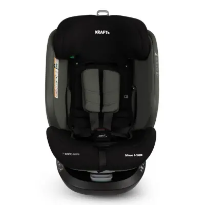 Kraft Move I-Size 360°Dönebilen İsofixli Oto Koltuğu 0-36 Kg Black - 13
