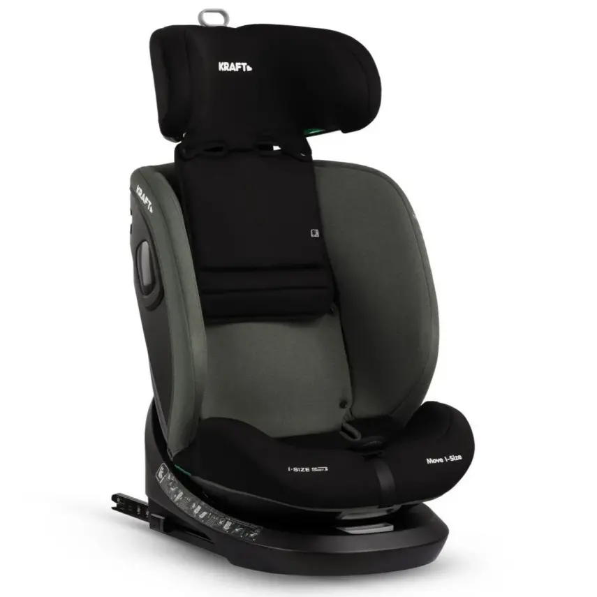 Kraft Move I-Size 360°Dönebilen İsofixli Oto Koltuğu 0-36 Kg Black - 14