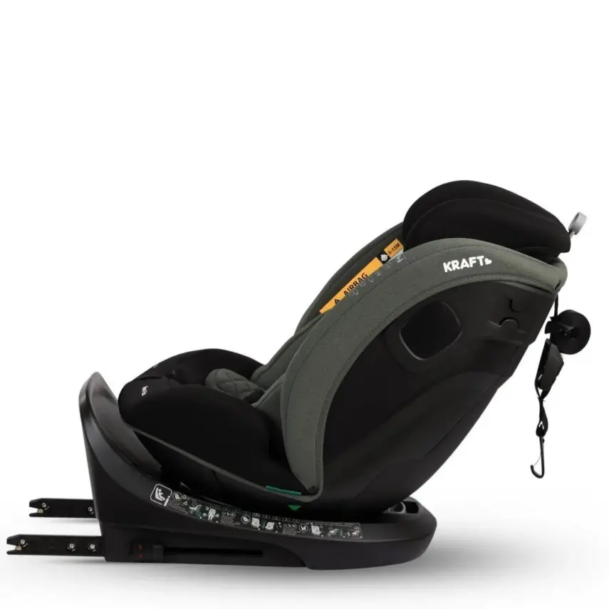 Kraft Move I-Size 360°Dönebilen İsofixli Oto Koltuğu 0-36 Kg Black - 10