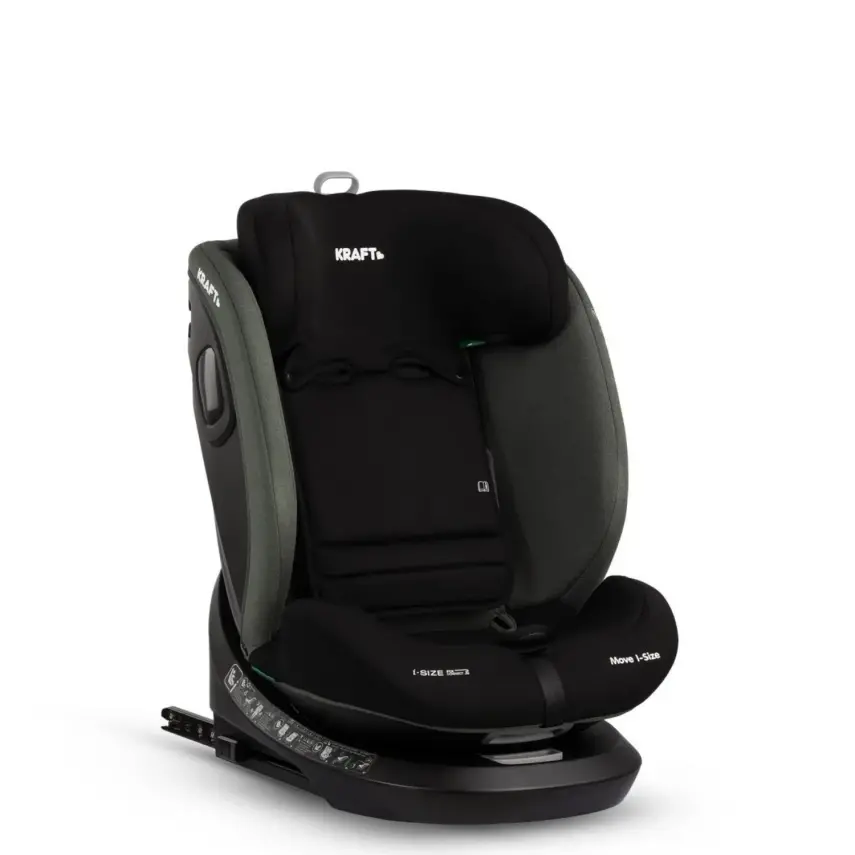 Kraft Move I-Size 360°Dönebilen İsofixli Oto Koltuğu 0-36 Kg Black - 11