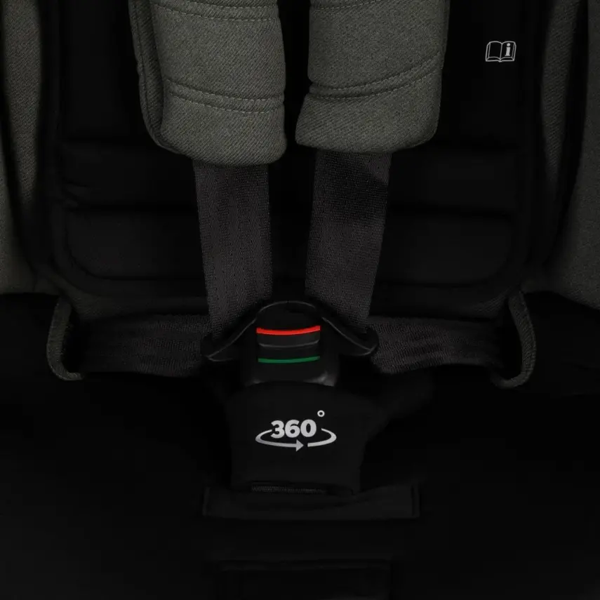 Kraft Move I-Size 360°Dönebilen İsofixli Oto Koltuğu 0-36 Kg Black - 19