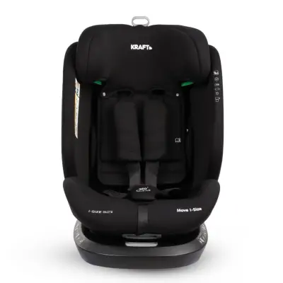 Kraft Move I-Size 360°Dönebilen İsofixli Oto Koltuğu 0-36 Kg Black - 4