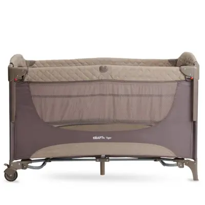 Kraft Oyuncaklı Dönenceli Tiger Anne Yanı Oyun Parkı 70X120 Cm Grey - 10