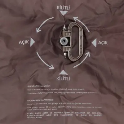 Kraft Oyuncaklı Dönenceli Tiger Anne Yanı Oyun Parkı 70X120 Cm Grey - 14