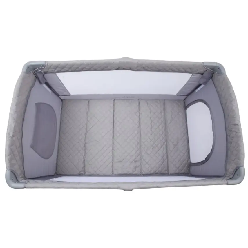 Kraft Paris Arakatlı Dönenceli Anne Yanı Oyun Parkı 70X120 Cm  Light Grey - 2