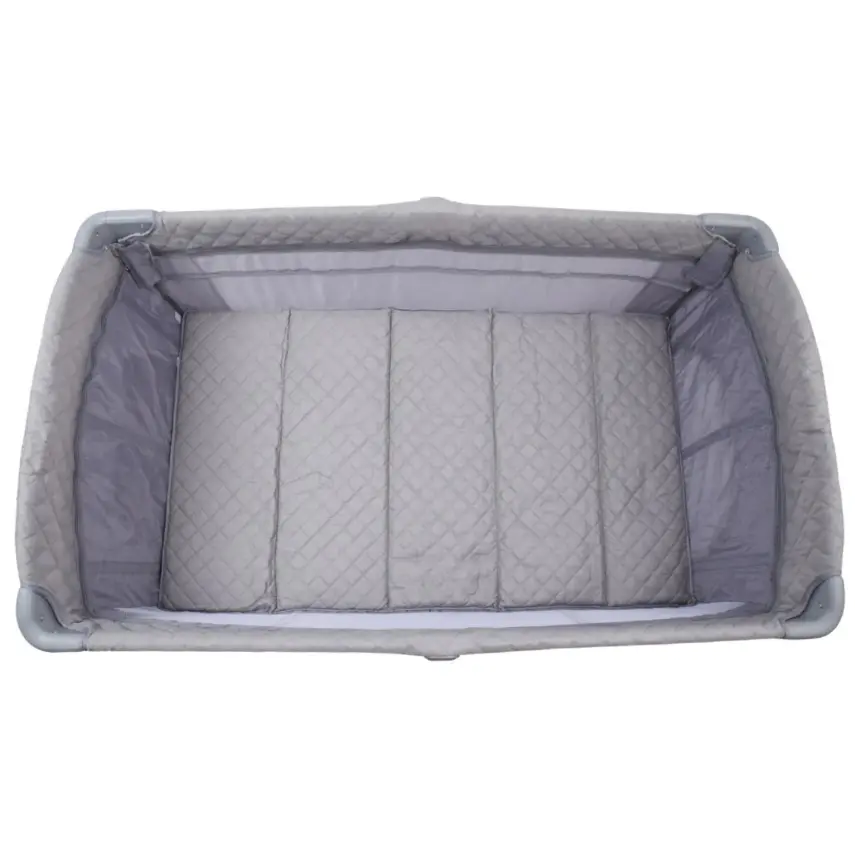 Kraft Paris Arakatlı Dönenceli Anne Yanı Oyun Parkı 70X120 Cm  Light Grey - 11