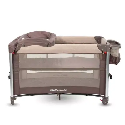 Kraft Quick Fold Anne Yanı Oyun Parkı 70x110 cm Brown