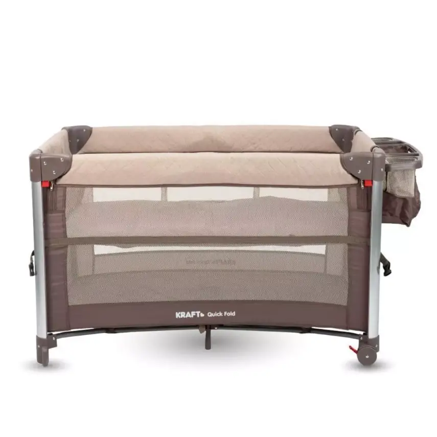 Kraft Quick Fold Anne Yanı Oyun Parkı 70x110 cm Brown - 2