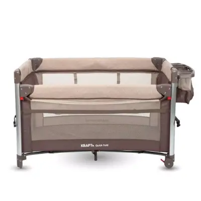 Kraft Quick Fold Anne Yanı Oyun Parkı 70x110 cm Brown - 4