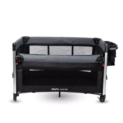 Kraft Quick Fold Anne Yanı Oyun Parkı 70x110 cm Dark Grey Black - 4