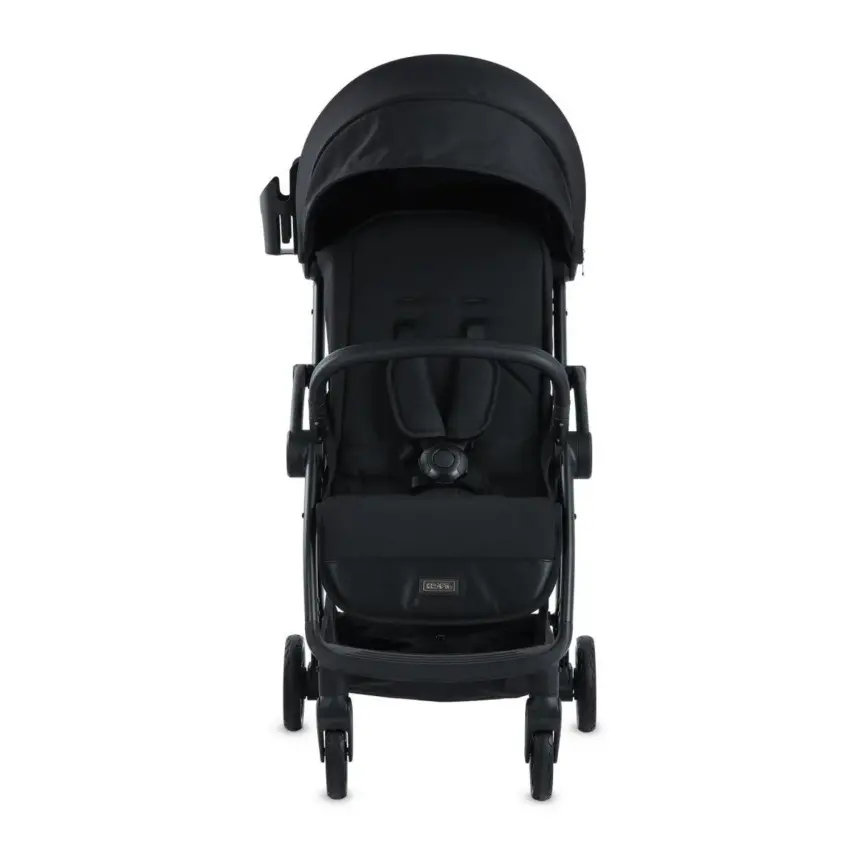 Kraft Star Tek Elle Katlanabilir Kompakt Kabin Bebek Arabası Black - 2