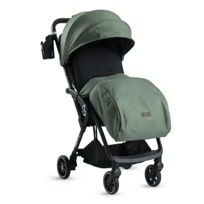 Kraft Star Tek Elle Katlanabilir Kompakt Kabin Bebek Arabası Green - 3