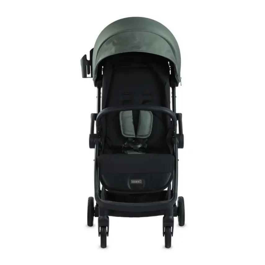 Kraft Star Tek Elle Katlanabilir Kompakt Kabin Bebek Arabası Green - 4