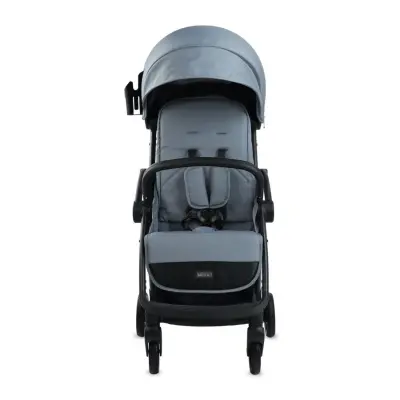 Kraft Star Tek Elle Katlanabilir Kompakt Kabin Bebek Arabası Grey - 3