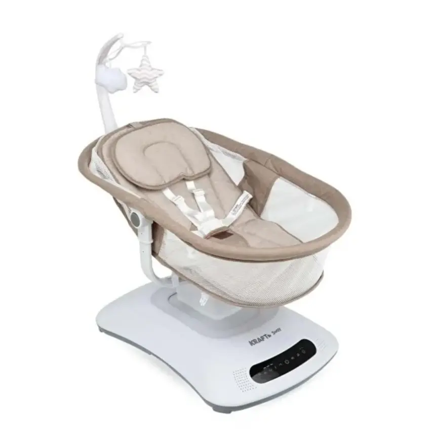 Kraft Sway Portbebeli Elektrikli Salıncak Beige - 3