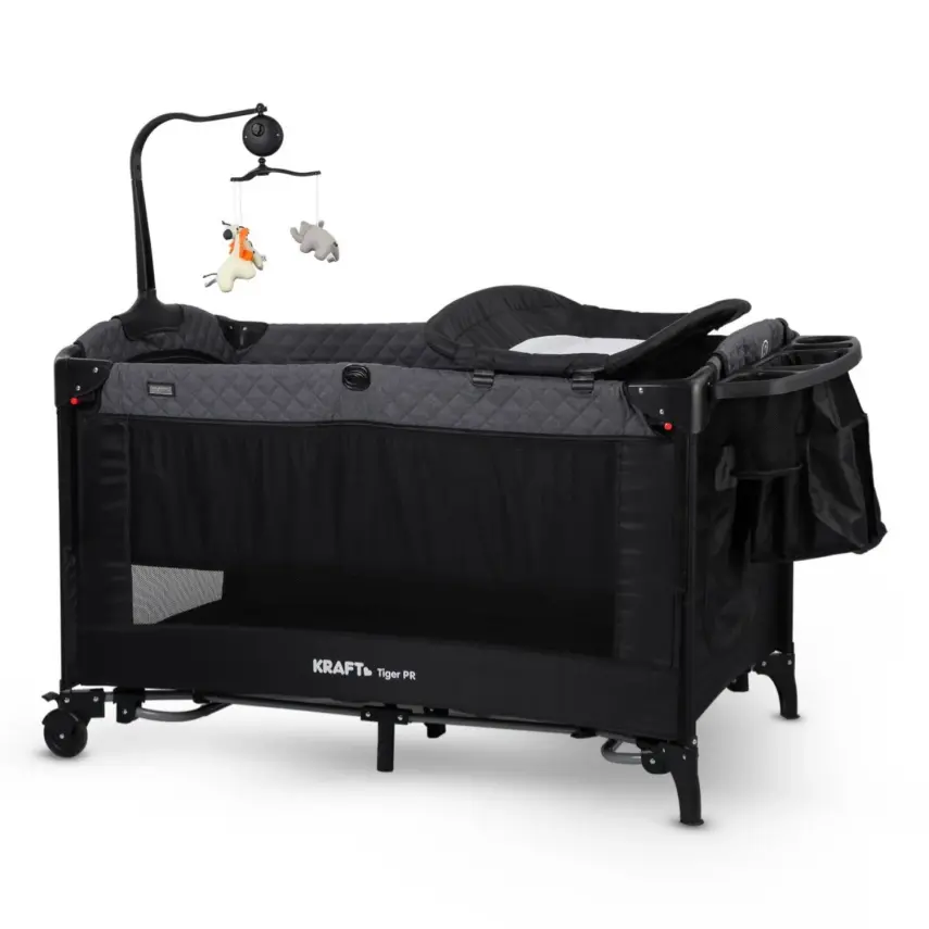 Kraft Tiger Pr Anne Yanı Oyun Parkı 70x120 cm Dark Grey - 5