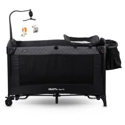 Kraft Tiger Pr Anne Yanı Oyun Parkı 70x120 cm Dark Grey - 2