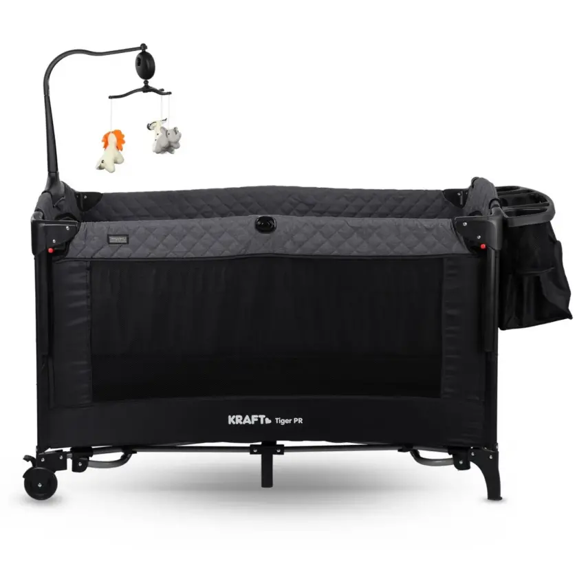 Kraft Tiger Pr Anne Yanı Oyun Parkı 70x120 cm Dark Grey - 3